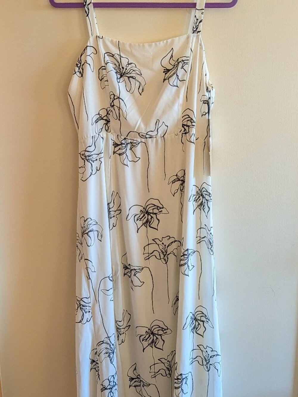 NWT - Halogen Sleeveless Dress - White and Black